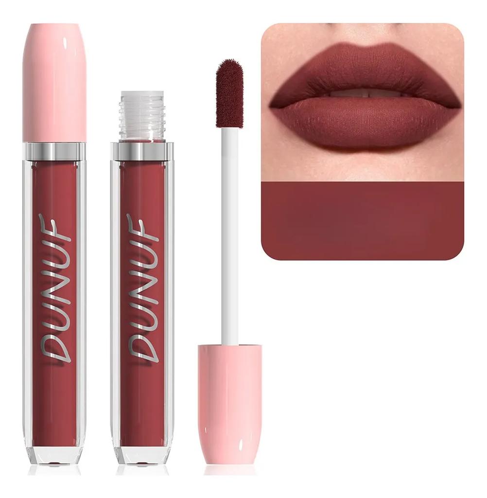 Dunuf Waterproof Matte Lip Gloss Does Not Transfer