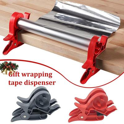 Gift Wrapping Paper Table Holder with Tape Dispenser New Arrival Christmas Gift And Candy Packaging Rolling Tape Holder