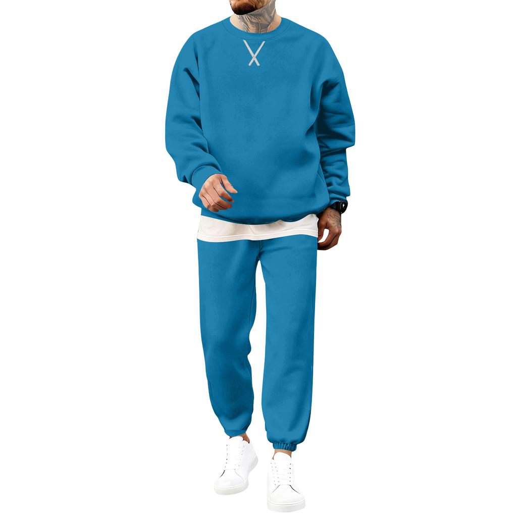 Men's Sweatshirts Sweatshirts And Jogging Pants Track Pants Fleece Tracksuit Sets