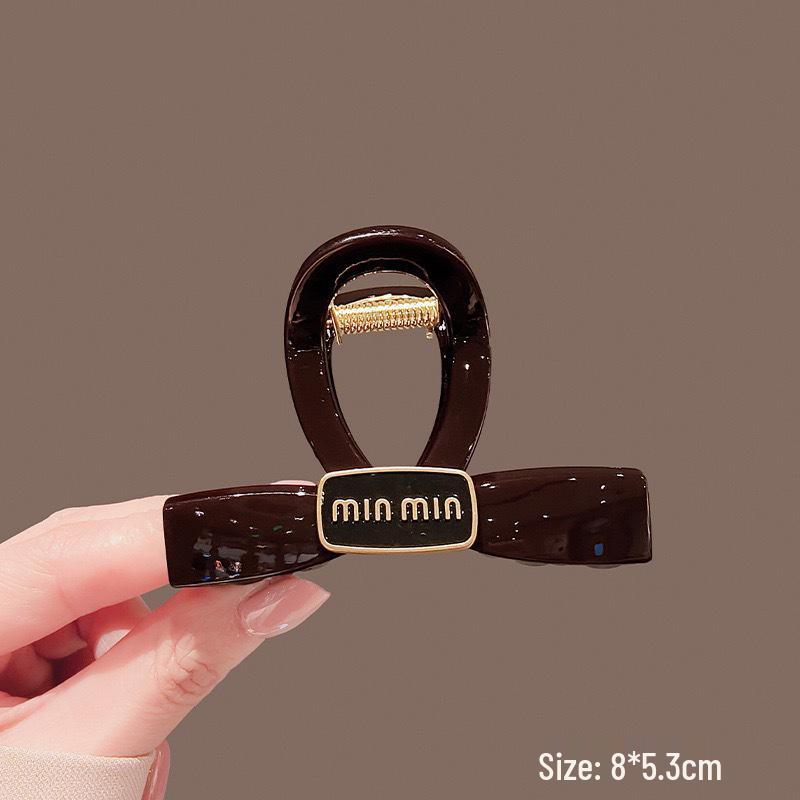 2026 Premium Shark Claw Hairpin: Elegant Large Bow Hair Accessory