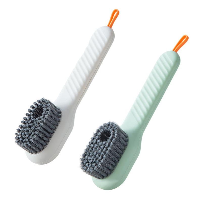 Cleaning Brush Soft Bristled Liquid Shoe Brush Long Handle Brush Clothes Brush Shoe Clothing Board Brush Household Cleaning Tool