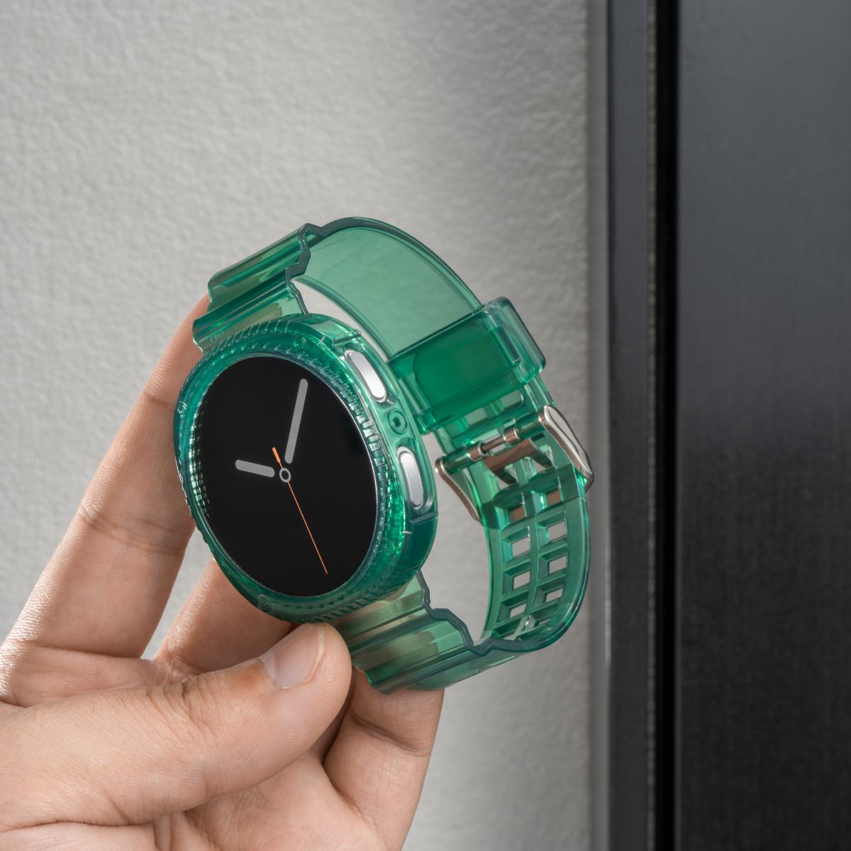 

Case+Strap For Samsung Galaxy Watch 8 40mm 44mm band pulseira Transparent Silicone Bracelet correa Galaxy Watch 8 Accessories Galaxy watch 8 44mm