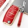 New Tpu Car Key Case Cover For For Ford Focus 2 Mk2 Fiesta Mondeo Galaxy Falcon Territory Ecosport Kuga Escape Keychain Rings