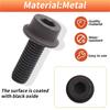 A58Z 2Pcs 145344-01 Miter Saw Blade Bolt Replacement Clamp Bolt DW703 DW704 DW718 DW705 DW780 DW715 DW716