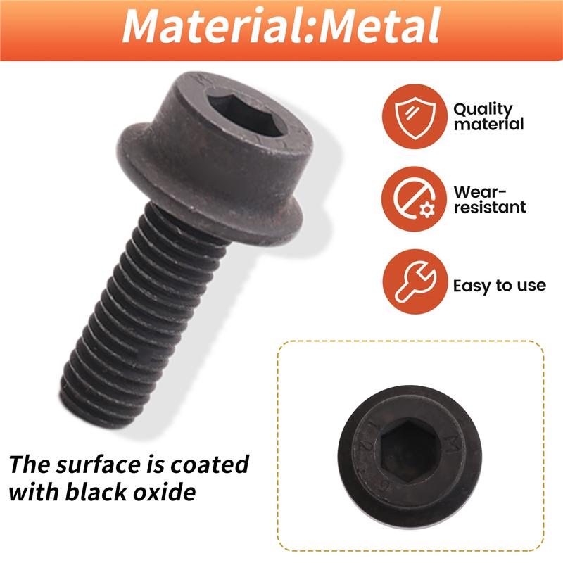 A58Z 2Pcs 145344-01 Miter Saw Blade Bolt Replacement Clamp Bolt DW703 DW704 DW718 DW705 DW780 DW715 DW716