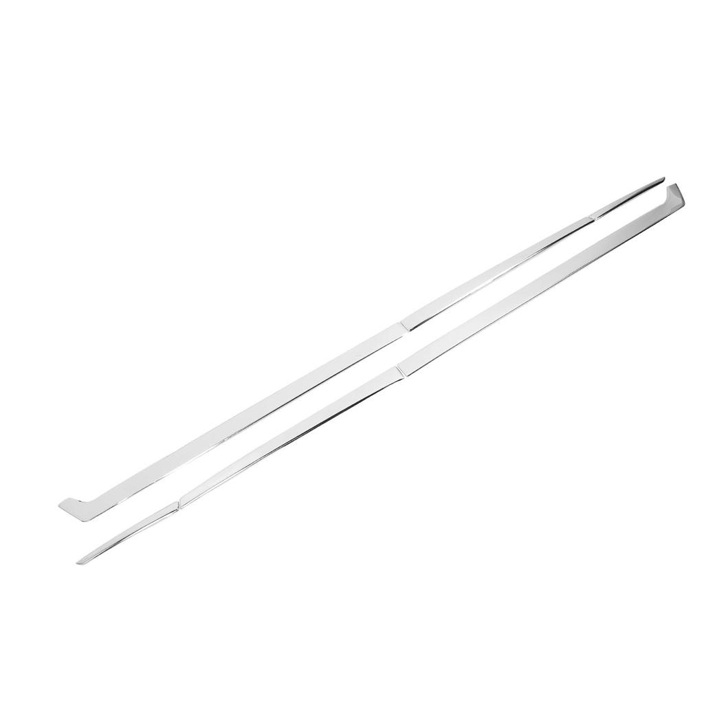 6 Pcs Car Body Door Trim Cover Self Adhesive Stainless Steel Chrome Plated Body Door Decorative Trim