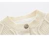 Wool Knitted Baby Onesie with Fleece Lining - Winter Crawling Suit for 100-Day or First Birthday