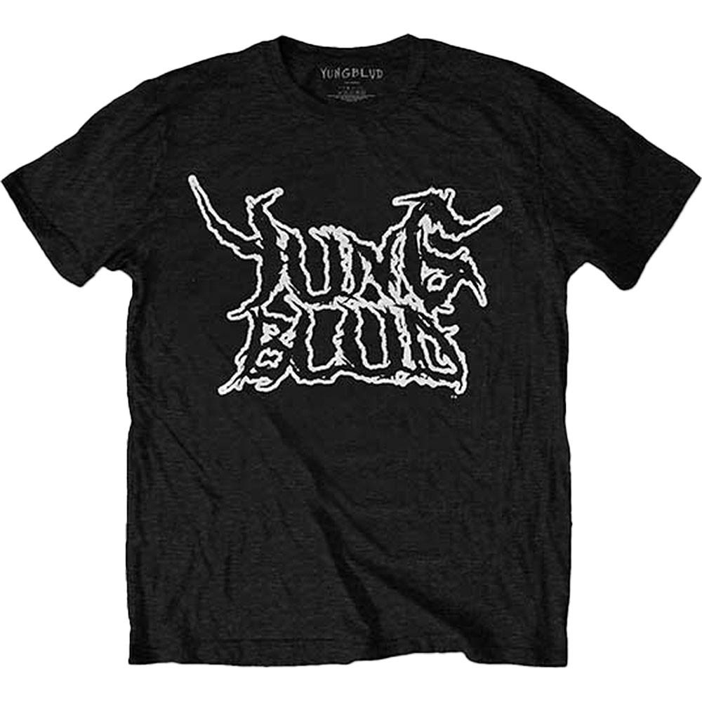 Men s Yungblud Weird Flaming Skeletons T-shirt Large Black 3XL