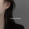Sterling Silver Long Earrings for Women, 2022 New Style, Slimming Design for Round Faces
