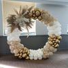 142PCS White Sand Balloons Garland Arch Kit Metal Gold Ballon Wedding Graduation Baby Shower Gender Reveal Birthday Party Globos