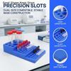 Sturdy Lab Tube Rack Fits 0.2–50ml Centrifuge Tubes Multipurpose Sample Holder for Scientific and Educational Settings