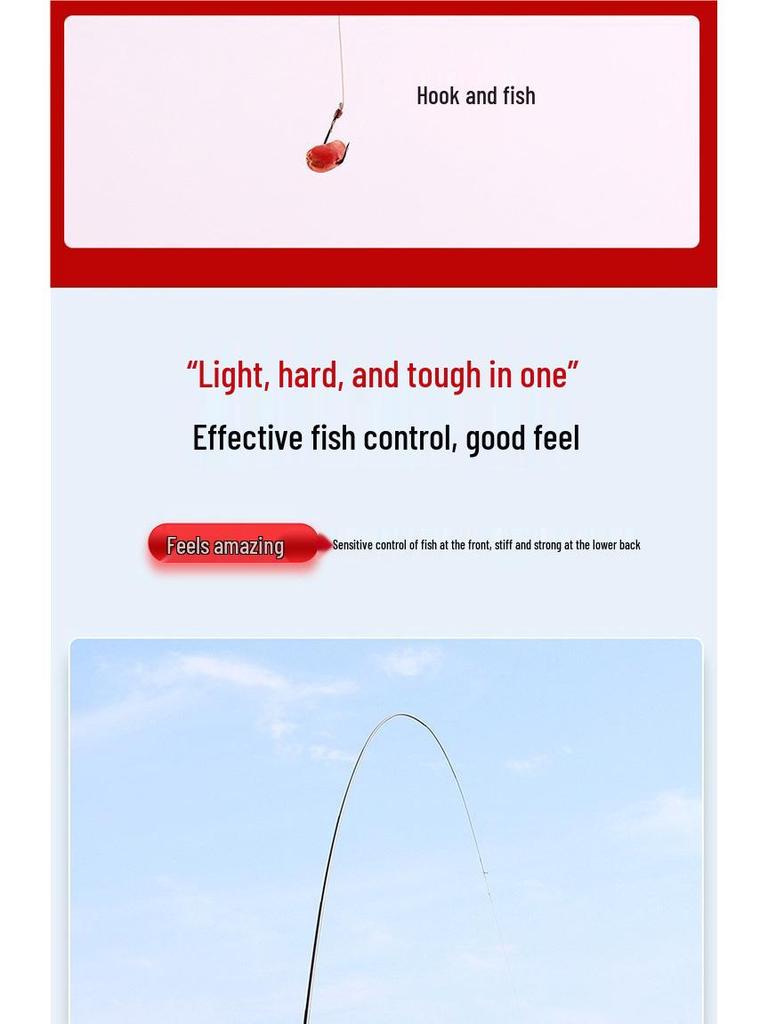 Çocuklar İçin Ultra İnce Mini Olta Kamışı - Küçük Balıklar ve Karidesler İçin Mükemmel