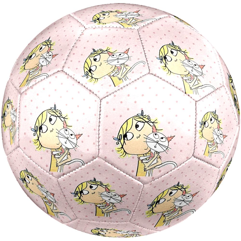 Charlie and Lola Theme Size 5 Soccer Ball, Suitable for Both Indoor and Outdoor Matches, a Gift Suitable for Everyone.