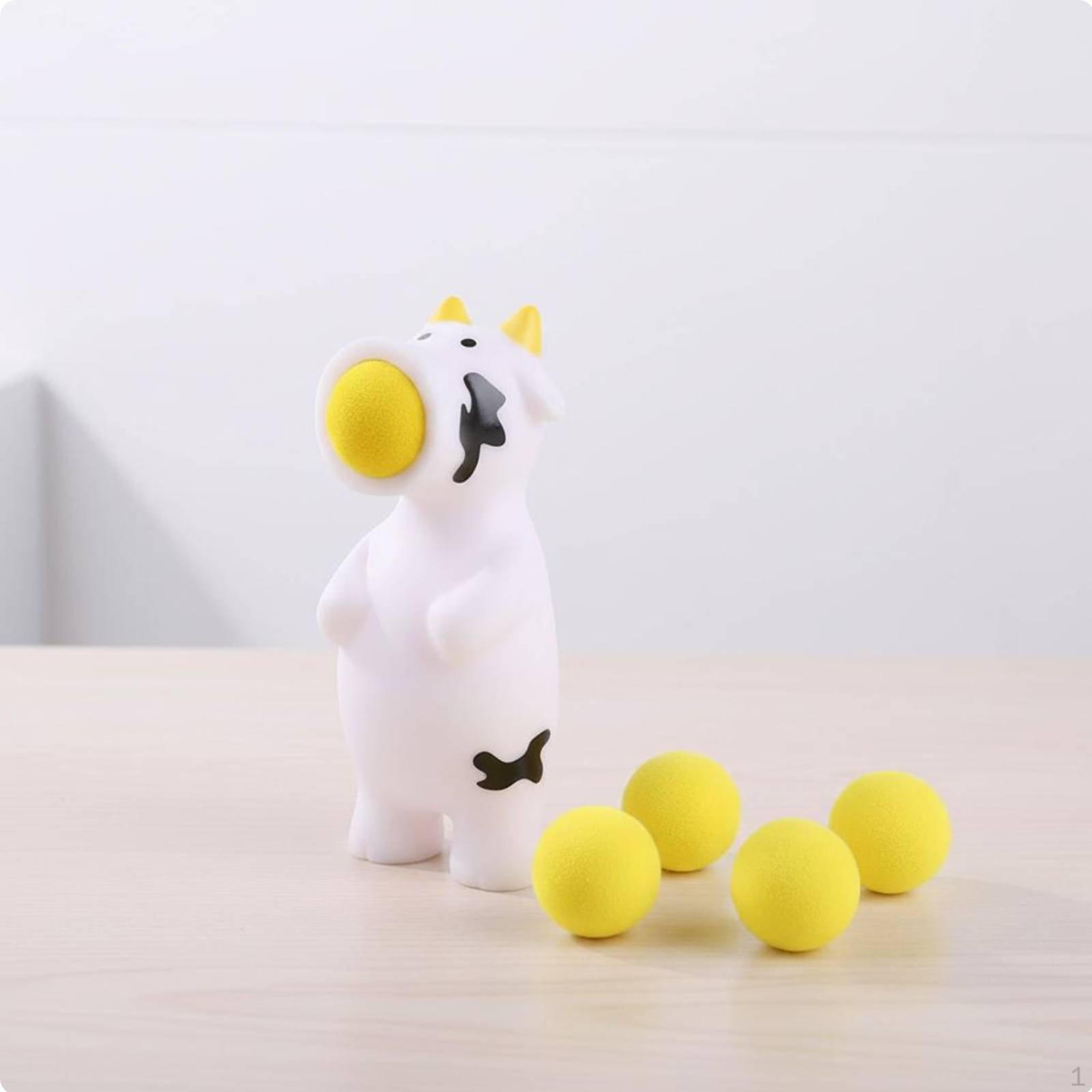 Животный Шариковый Пускатель Нажимной Огнемет для Вечеринки Корова Cow