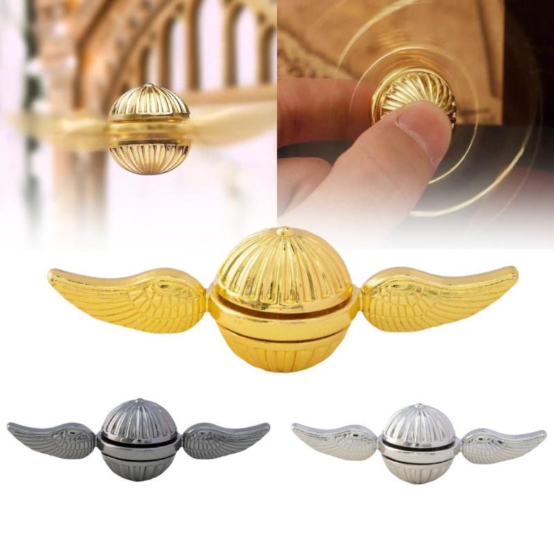 Potter Schnatz Goldener Handspinner Metall Anti-Stress ADHS Spielzeug Autismus