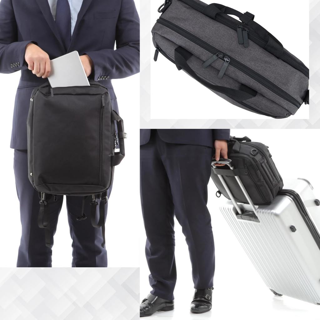 3WAY Business Shoulder Can also be used as a Water Repellent Urethane PC Commuting Business Bag [Malibu Select] Bag, Bag, Rucksack, Function, A4,