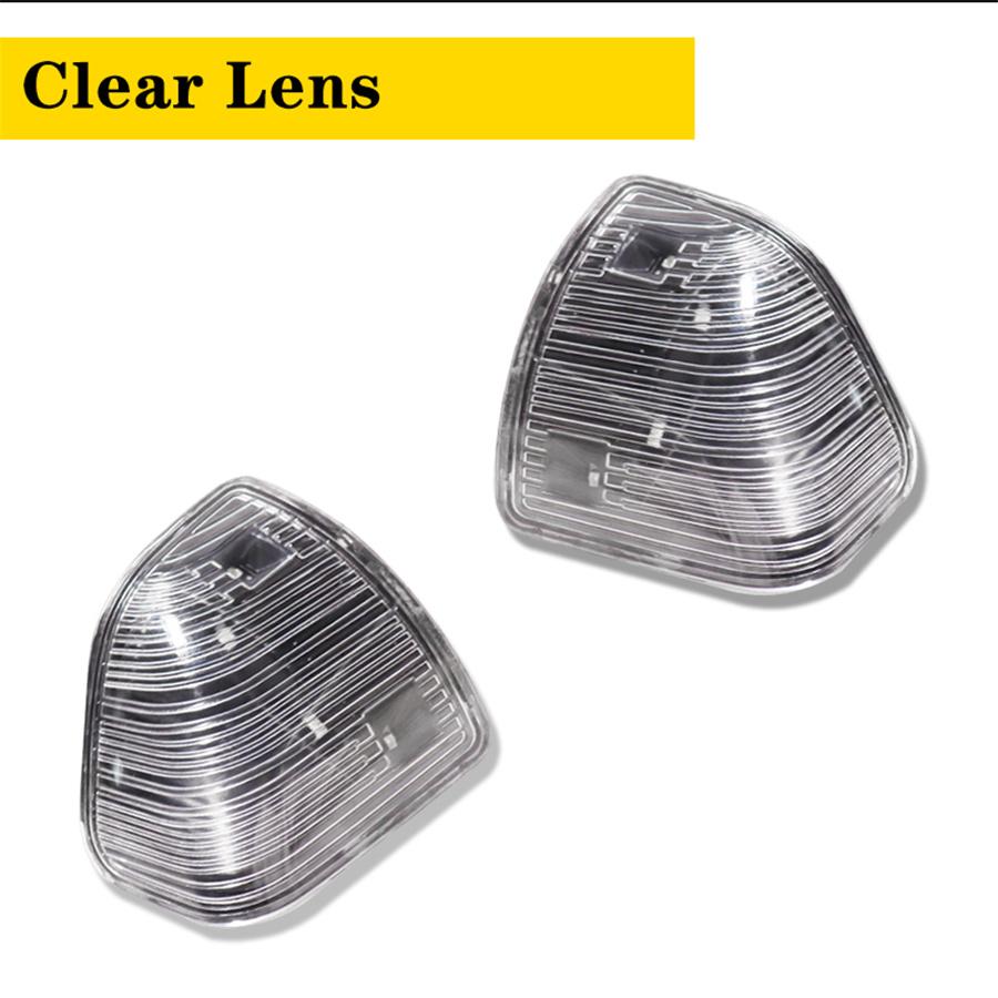 LED Side Mirror Turn Signal Lights For Dodge Ram 1500 2500 3500 Clear Lens