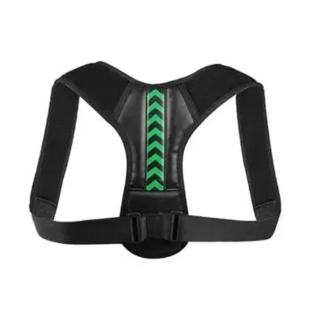 

Posture Corrector Unisex Adjustable Back Clavicle Support Back Brace for Neck Back Shoulder Reshape Body L зелёный