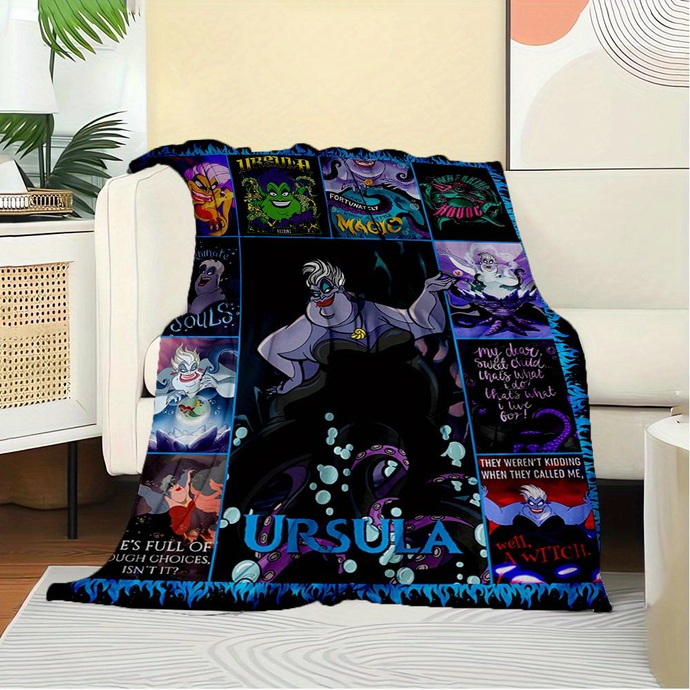 1pc Velvet Ursula Villains Poster Print - Perfect for Bedding Throw Blanket, Couch