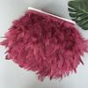 Fluffy Turkey Feathers Trim Fringe Ribbon 10Meters Marabou Feather On Tape Fringes Sewing Trimmings DIY Clothes Dress Decoration