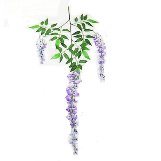 Vine Wisteria Artificial Flowers Wedding Arch Gazebo Decoration Home Garland