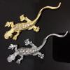 Car 3D Sticker Diamond Gekko Japonicus Auto Motorcycle Emblem Badge Car Metal Decals Car Window Sticker Decor for Accessories