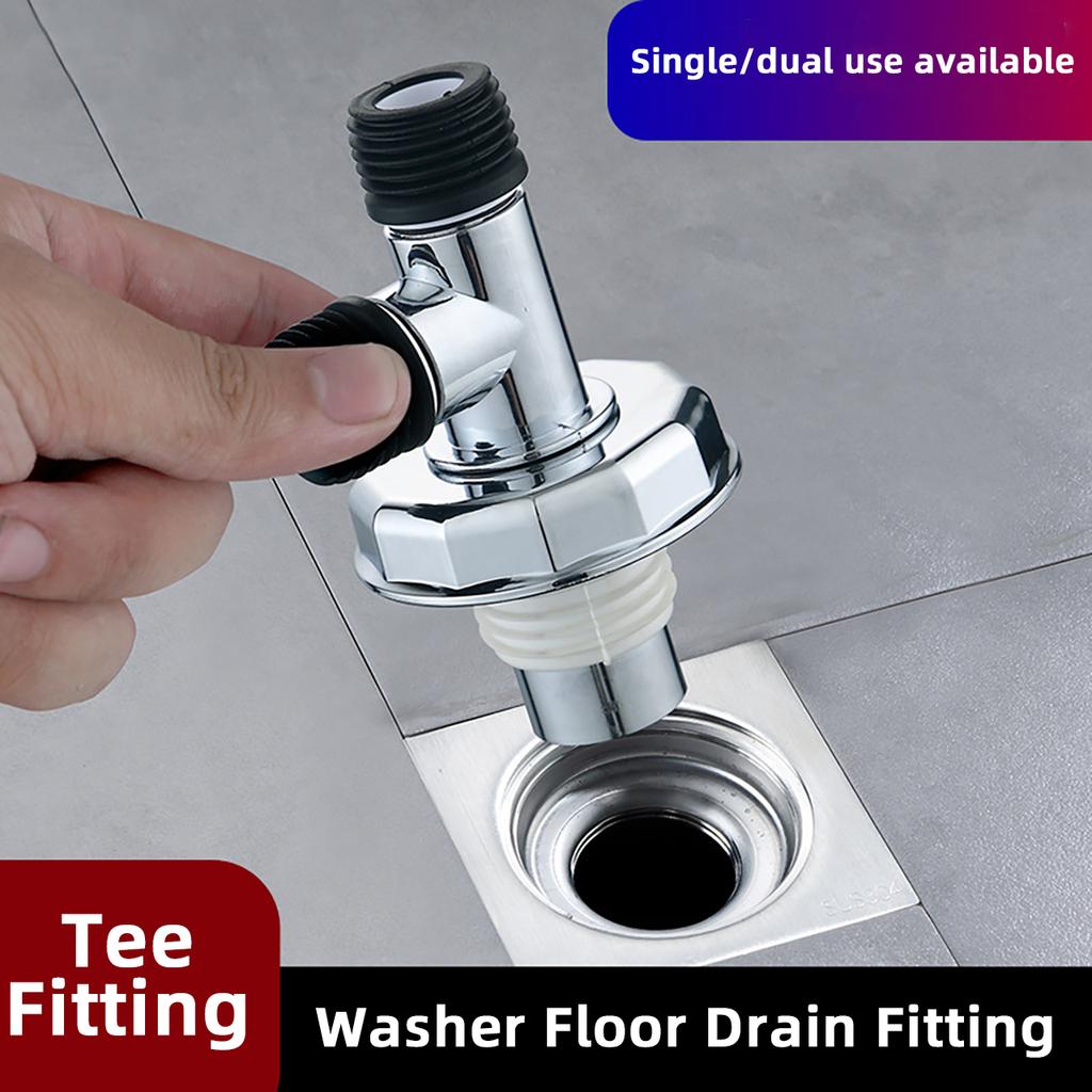 Anti-overflow Washing Machine Floor Drain Adapter Kitchen Bathroom Pipe Sewer Connector Deodorant Floor Drain Joint