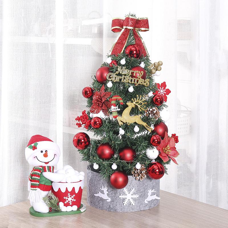 Neuer Weihnachtsbaum 45cm Tisch-Mini-Dekoration Luxus-Set Dekorative Artikel