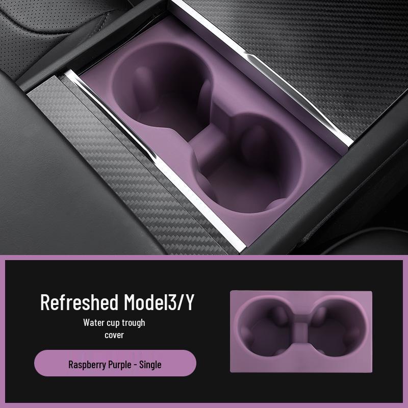 Tesla Model Y/3 Refresh Center Console Wireless Charger Silicone Pad