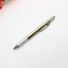 6in1 Multi-tools Pens Multifunction Ball-point Pen Level Caliper Screwdriver 5ml