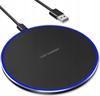 15W Fast Wireless Charger for All Phones + Qi USB-C Cable