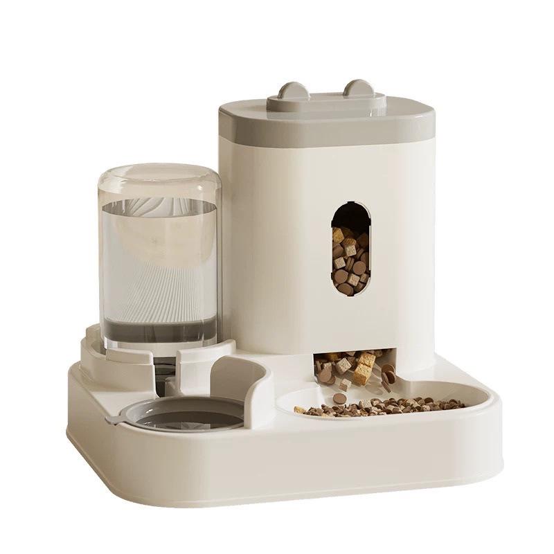 Automatic Pet Feeder & Water Dispenser Set with Food Storage for Cats & Dogs
