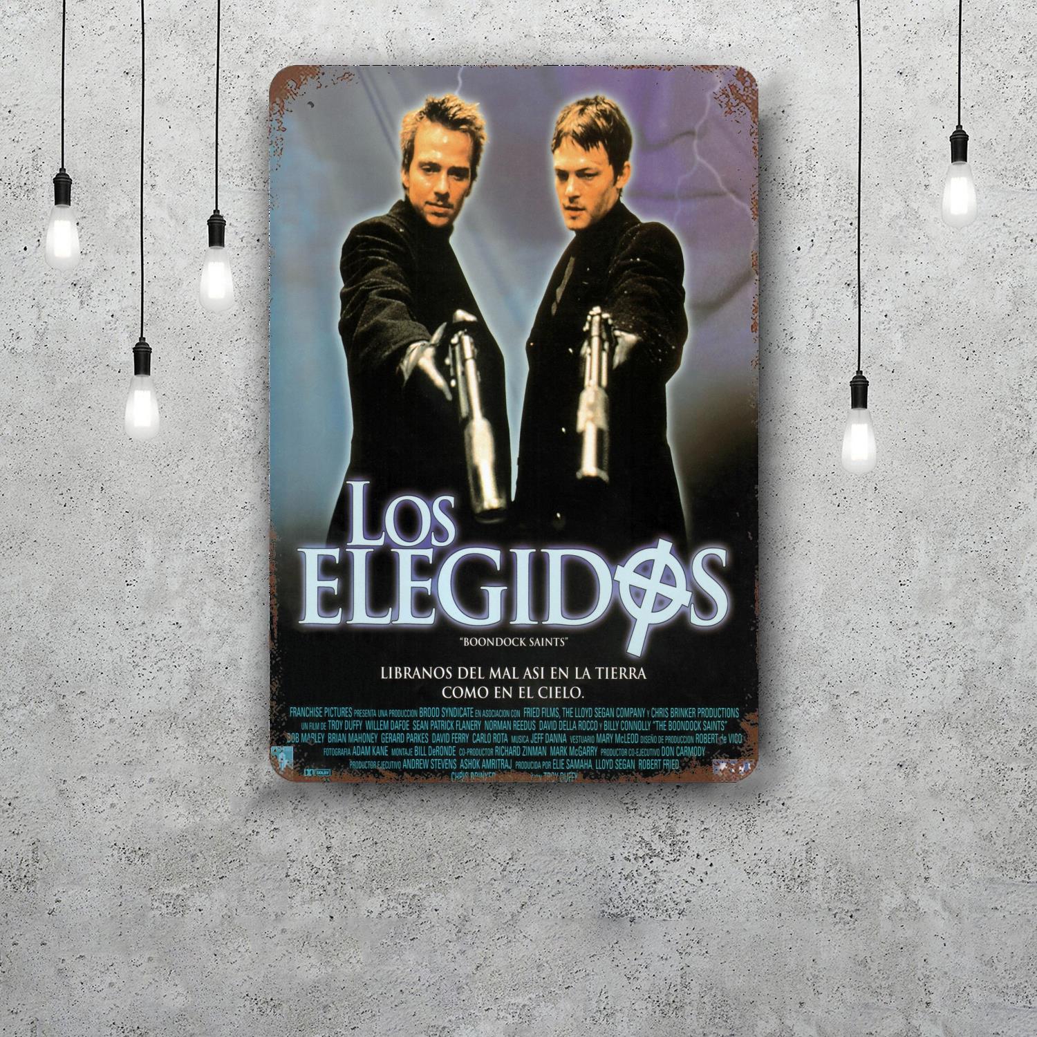 boondock saints Movie Classic Poster Rusty Metal Plaque Retro Decorative Plate Bar Man Cave Garage Club Metal Sign 20x30cm(7.8x11.8inch)