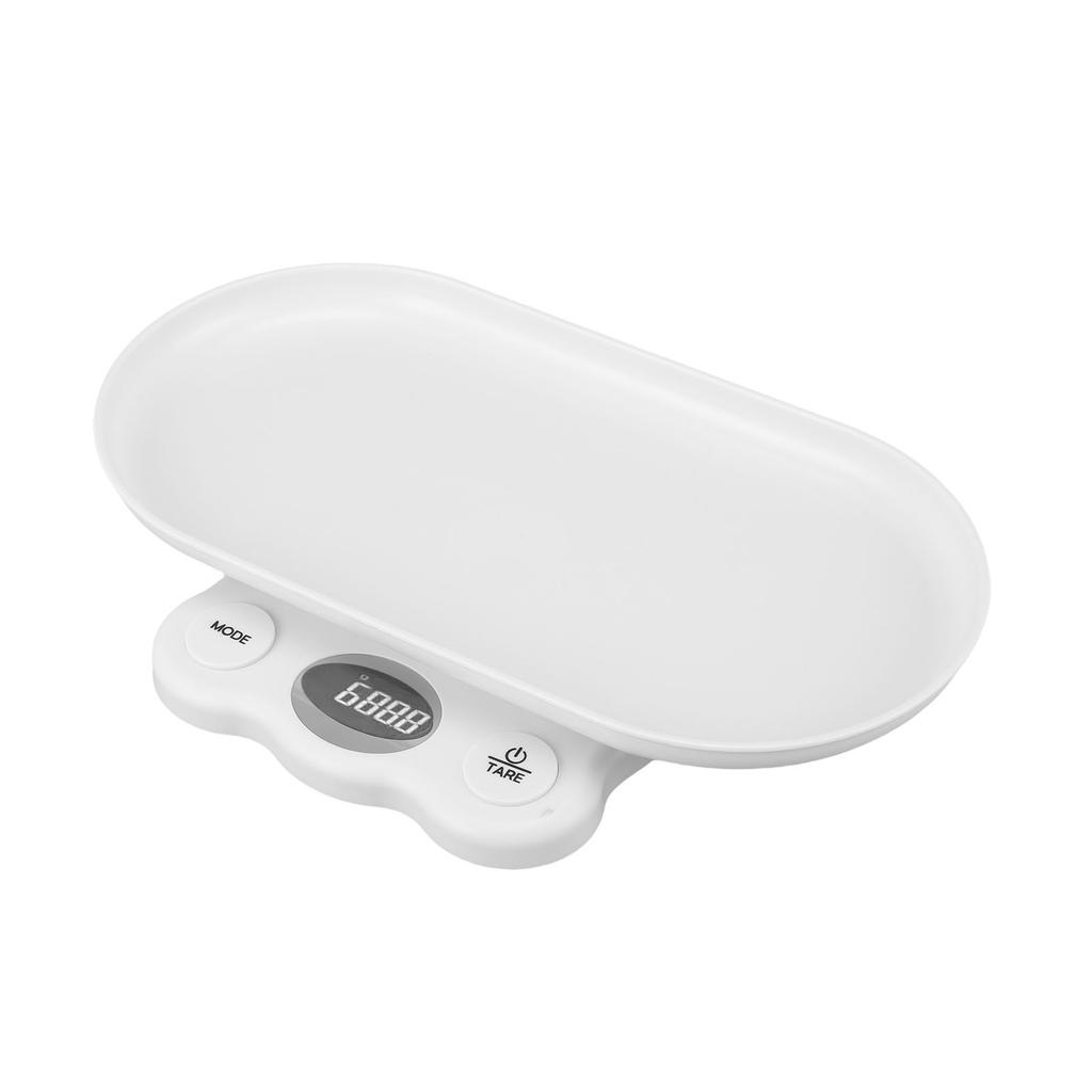 Kitchen Food Scale with Removable Tray Small Electronic Weighing Scale for Fruits Newborn Pet