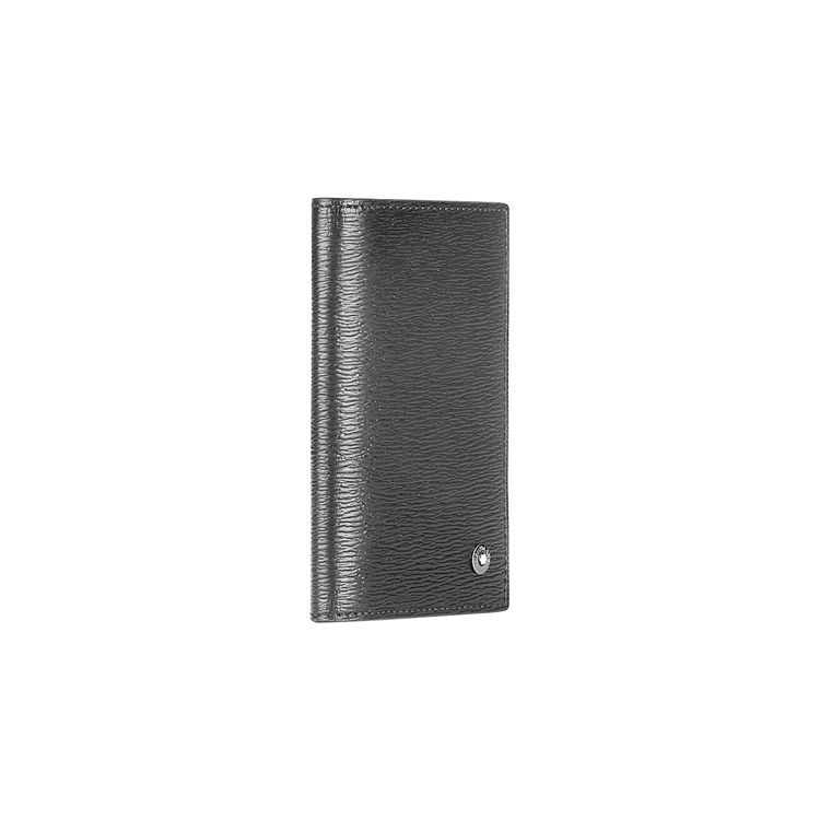 

Montblanc Westside Series Medium Long Leather Card Holder Wallet Men wallet Black 114697 Box(Basic Set+Box)
