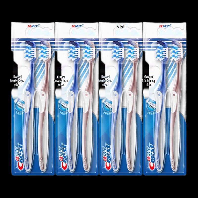 Crest All-in-One 7-Effect Soft Toothbrush, 8-Pack