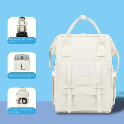 Dětská taška na pleny Mumie Bag Batoh Vodotěsné úložné Kabelka Outdoor Travel Mammy Mateřská taška pro věci pro miminko