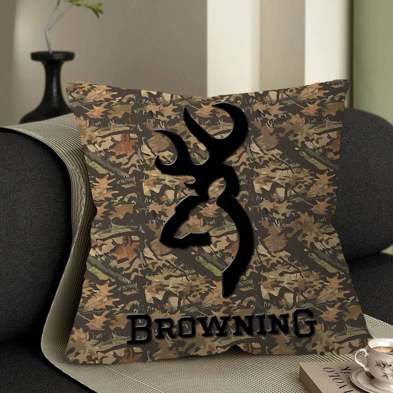 B-Browning Logo Pillow Anime Pillow Sofa Bed Head Pillow Cover Cushion Cover 45x45 Cm Fashion