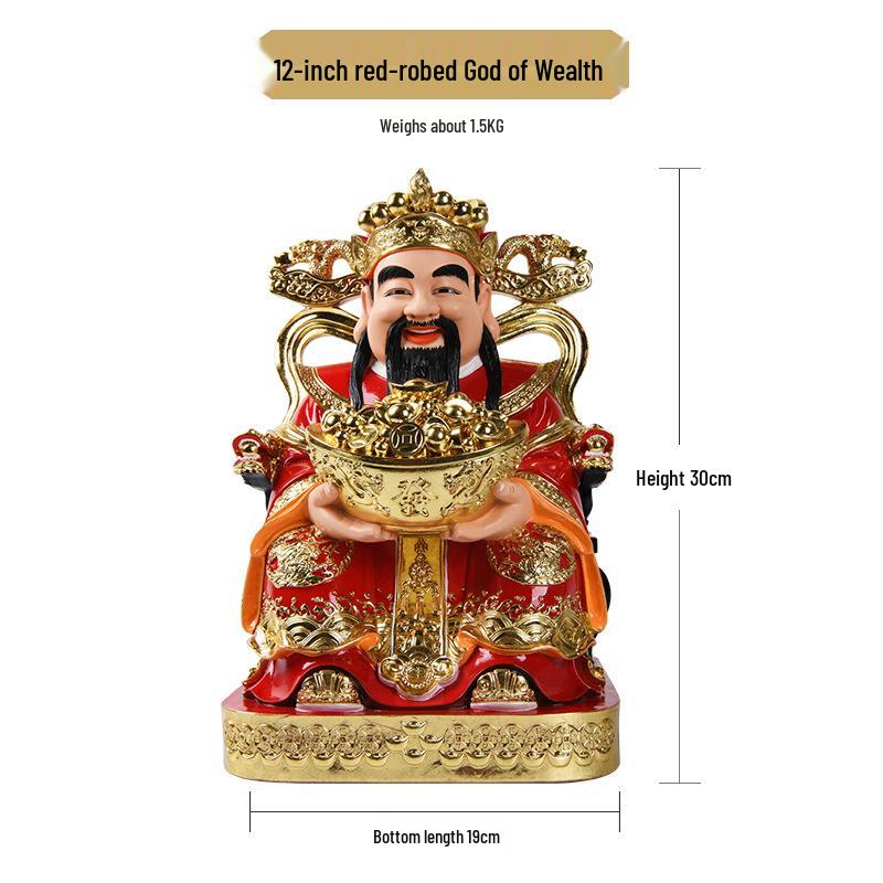 Fan Li God of Wealth Figurine – New Year Office & Home Decor