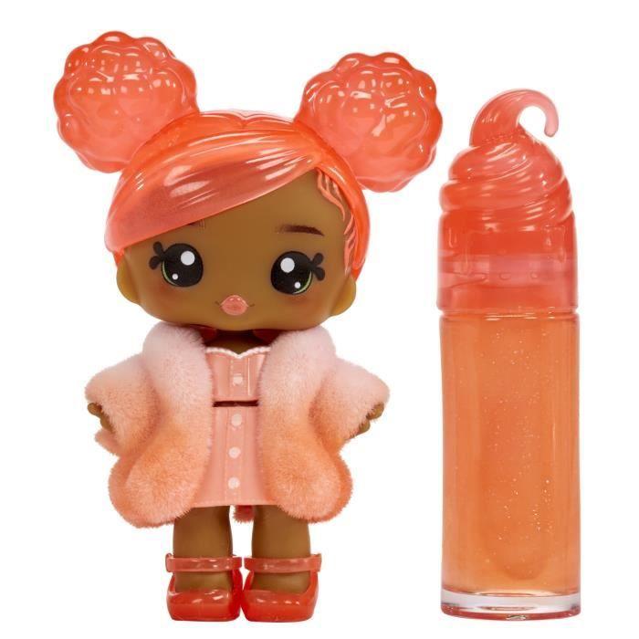Yummiland - 1 Puppe 10 cm und ein Glitzer-Lipgloss zum Selbermachen - Piper - Pfirsichgeschmack - Ab 4 Jahren