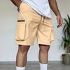 Pantaloncini Cargo da Uomo a Vestibilità Larga, Leggeri, Traspiranti, Multi Tasche, con Chiusura a Zip per Sport e Abbigliamento Casual