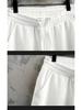 Men's Summer Waffle Ice Silk Two-Piece Casual Suit - Short-Sleeve T-Shirt & Shorts