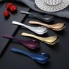 Large Stainless Steel Spoon Children's Meal Tableware Food Deepening and Thickening Polishing Process