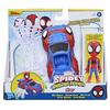 Hasbro Marvel Spidey and His Amazing Friends Spidey Action Preschool Ages Authentic Webcrawler, 4-inch (10 Cm) Figure, Vehicle, Toy, 3+, F7454,