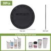 10Pcs Hot Straight Sublimation Circular Coaster Sublimation Silicone Cup Mat Pads Silicone
