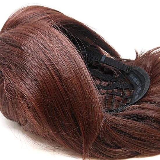CaseEden Cosplay Dark Dark Set of 2 Wig Nets Wig, Brown, Brown, Brown,