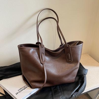 Large-capacity Bag Women's Autumn and Winter New High-end Texture Handbag Single Shoulder Women's Bag Fashionable Versatile Tote Bag