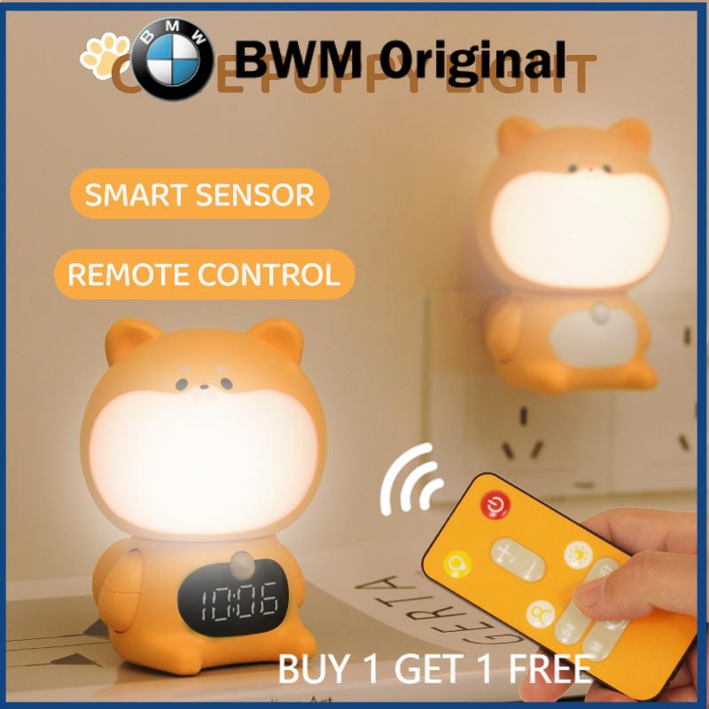 BMW Cute Pet Wall Lamp Animal Night Light Plug-In Induction Night Light With Remote Control Wall Lamp Bedroom Corridor Lighting