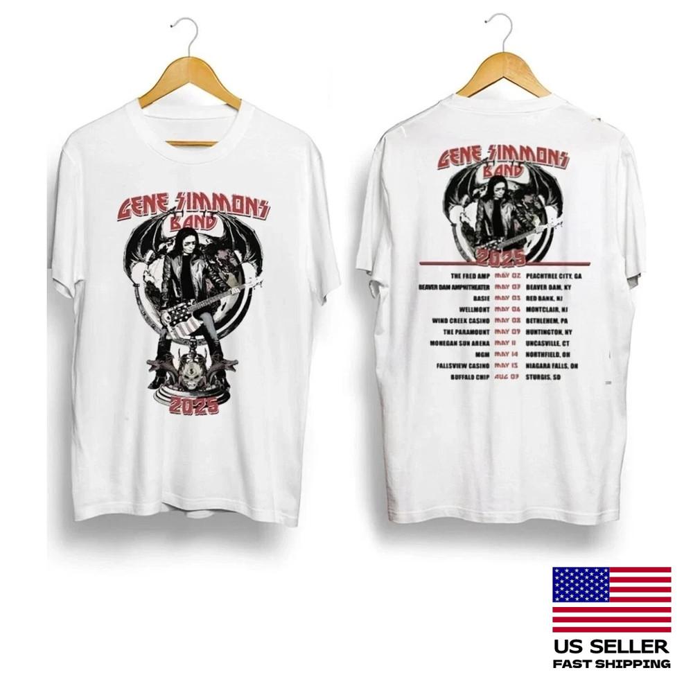 

Gene Simmons Band 2025 Tour All Size Fastship Unisex T-Shirt XXXL