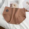 Women's Summer Cotton 7A Cotton Cotton Antibacterial Crotch Non Scratch Hip Mid Waist Briefs